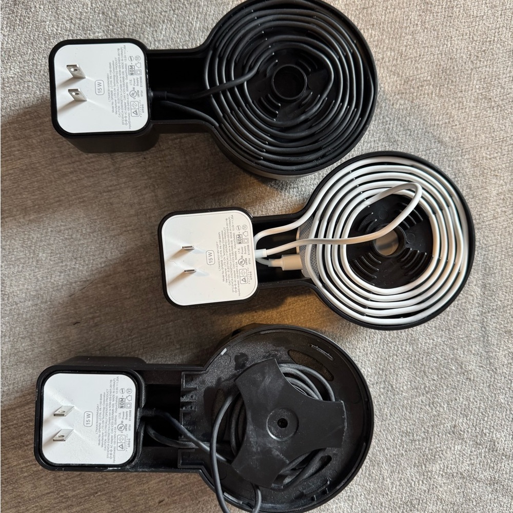 Black and White Charging Docks